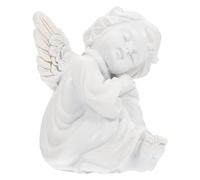 OHPHCALL Ange Classique Cimetiere Statue en Résine Soignée Finition Apparence Adorable Intérieure pour Bureau Maison