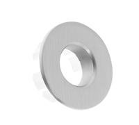 OHPHCALL Anneau de trop-plein lavabo en cuivre brossé rond, bague décorative pour évier de salle de bain, installation facile, anti-débordement, accessoire polyvalent pour hôtels et