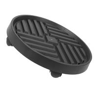 OHPHCALL Bac à Plantes à roulettes Rond Noir en Plastique, 1 Set | Roues, Stockage D’eau, Usage Intérieur et Extérieur, pour Plantes et Poubelles Lourdes
