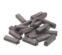 OHPHCALL Balais de Carbone Argentés pour Moteur Électrique Accessoires de Remplacement Lot de 20 Compatibilité Large et Ajustement Précis pour Moteur de Sèche-cheveux