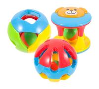 OHPHCALL Balle Aléatoire et Plastique Perroquet 3pcs pour Petits pour en, à Mâcher Divertissant Accessoire Couleur Oiseaux pour Cage d'oiseaux Couleur Aléatoire