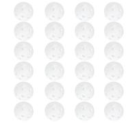 OHPHCALL Balles de Golf D'entraînement Légères et Pratiques 50 en Plastique Blanc, Vol Équilibré Pack de 50 pour Entraînement Intérieur et Extérieur