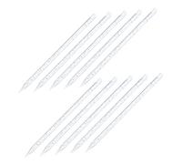 OHPHCALL Bâtonnets à Ongles Réutilisables 100 Pcs 9,5 Cm Plastique Bleu Repousse-cuticules Pour Manucure Pédicure Soins Des Ongles Hommes Femmes Création Motifs Fleurs