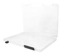 OHPHCALL Boîte de Rangement Dossier en Plastique Résistante pour Bureau, Format A5, Simple et Élégante, pour Organiser Vos Documents Travail Déplacement