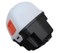 OHPHCALL Boîte de Rangement Résistante à l'usure Absorption de Chocs pour Lampe Frontale de Randonnée en Plastique Blanc pour Camping et Équipement Électronique Mini