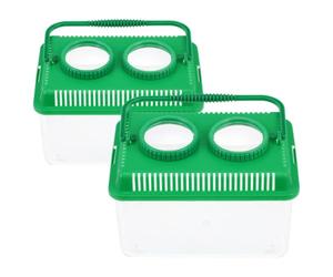 OHPHCALL Boîte D'observation des Insectes 2pcs Portable Loupe en Acrylique et Abs pour Activités en Plein Air Garçon et Filles et Insectes