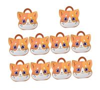 OHPHCALL Boîtes à Dragées Coffrets Présents 10 de Chat Poignées en Papier Pliables Colorés pour Shower et Banquet