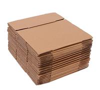 OHPHCALL Boîtes D'emballage En Carton Kraft k Triple Couche 10 Numéro, Lot De 20 Petits Cartons D'expédition Ultra Résistants, Pour Emballage Et Rangement, Usage Logistique Et Expédition