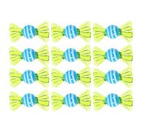 OHPHCALL Bonbons en Verre Coloré Artisanat Élégant et Fin Lot de 12 Décoratifs de Bonbons, Stable Plusieurs styles Décoration Intérieure Maison ou Salon Plusieurs styles