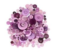 OHPHCALL Boutons en Résine pour Bricolage et Couture Garçon et Filles Lot de 1 Set de Set pour Décoration DIY Remplacement de Boutons de Vêtements Couleur Pourpre Design Unique et Mode