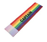 OHPHCALL Brassard de Capitaine de Football Réutilisable Design Élastique en Nylon Résistant Couleur Vive et Finition pour Matchs et Entraînements