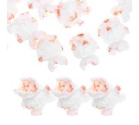 OHPHCALL Breloques de Pop-corn Pvc pour Pendentif de Collier, Décoration Miniature Facile à Fixer, Paquet de 40 G pour Maison Miniature et Loisirs Créatifs Plusieurs styles