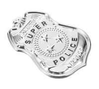 OHPHCALL Broche Épingle Badge Police Cosplay Insigne Costume Policier Unisexe pour Déguisement et Fête