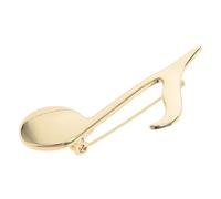 OHPHCALL Broche Note de Musique Plaquée Or pour Femme et Homme Épingle pour Sacs Chapeaux et Écharpes Accessoire et Pensé pour Amateurs de Musique