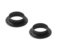 OHPHCALL Capuchon de Protection D'essieu en Plastique Noir 2 Pièces Étanche Adapté Diamètre de Manivelle 24mm pour Prolonger la Durée de Vie du Roulement
