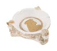 OHPHCALL Cendrier Égyptien Créatif en Résine Blanc pour Bureau et Salon, Support de Stockage des Pratique et Décoratif Style Ancien Égypte