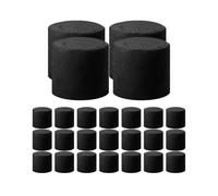 OHPHCALL Charbon de Bois Portable sans Fumée de Bloc Rond pour Brûleur à Parfum et Chauffe-Main, pour Bureau et Diverses Occasions, Boîte de 1