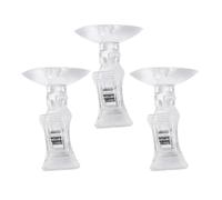 OHPHCALL Clip pour Aquarium 6pcs en PS Ventouse, Pince d'alimentation Réglable pour Poissons et Algues, Facile à Installer pour Aquarium et Surface en Verre