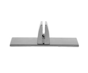 OHPHCALL Clip Pour Vitre De Séparation Verticale En Alliage D'Aluminium, Support De Fixation Stable Argenté, Accessoires De Cloisonnement Pour Salle De Réunion Et Bureau
