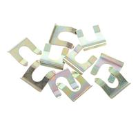 OHPHCALL Clips de Conduite de Frein Support Fiable Empêchant le Desserrage Lot de 10 en Fer Forme U Installation Facile pour Voiture et Camion