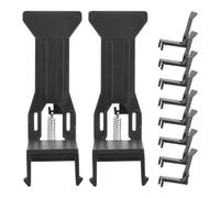 OHPHCALL Clips Robustes Accessoires Pratiques en Plastique Lot de 10 pour Caisse Enregistreuse Maintien Sécurisé de L'argenté pour Tiroir-caisse pour Commerçants