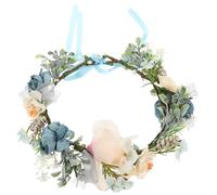OHPHCALL Collier à Fleurs Délicat pour Chien et Chat en Tissu Léger, Couronne Portable pour Toutes Sortes de Fêtes et Mariages
