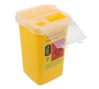 OHPHCALL Conteneur Sécurisé en Lames de Rasoir Abs Récupération Jaune, Léger et Pratique Recyclage des Lames Usagées Plusieurs styles pour Salon de Coiffure Plusieurs styles