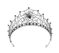 OHPHCALL Couronne de Mariée en Toile D'araignée, Alliage, Style Baroque