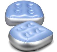 OHPHCALL Coussin Gonflable Tapis de Bain Épais Pliable 2pcs pour Spa Adulte en PVC avec Ventouses pour Soutien Supplémentaire et Confort Divers Spas