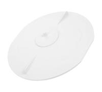 OHPHCALL Couvercle Remplacement Facile pour Écumoire de Piscine Enterrée Skimmer Rond en Abs Blanc Compatible 1091lx