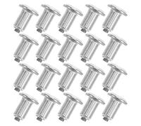 OHPHCALL Crampons pour Pneus Hiver en Métal Argenté, 100pcs Clous Antidérapants Résistants à L'usure pour Moto, Vus et Atv, Adaptés pour Glace et Conditions Hivernales
