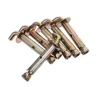 OHPHCALL Crochets Muraux Robustes pour Chauffe-eau Électrique, Vis D'expansion M10x100 en Fer, 3 Sets de Boulons Fixation Anti-desserrage pour Murs en Brique ou Plaque de Plâtre