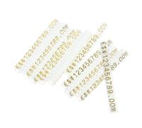 OHPHCALL Cube D'étiquettes de Prix en Abs Doré, Design Réglable et Affichage Clair pour Bijoux, pour Boutiques de Bijoux et Comptoirs de Vente Détail