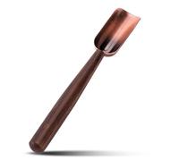 OHPHCALL Cuillère à Thé Multifonctionnelle en Bois D’ébène à Manche Long, Cuillère pour Thé en Vrac, Accessoire Cuisine Portable, pour Infusion et Épices, Design Vintage Compact, Usage