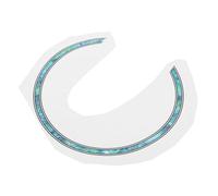 OHPHCALL Décalcomanie Sonore Autocollante pour Guitare Folk Décoration Fleurie du Trou Acoustique Facile à Poser et Retirer Compatible Guitares Classiques et Ukulélés Bleu Ciel