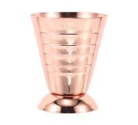 OHPHCALL Doseur à Cocktail Simple Acier Inoxydable avec Marquages Extérieurs Précis Accessoire Bar Japonais pour Mesure Liquides et Recettes de Cocktails