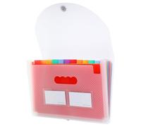 OHPHCALL Dossier Accordéon A4 en PP, Organisateur de Dossiers Grosse Capacité 13 Compartiments, Portable, pour Fichiers Professionnels et Notes, Maison et Bureau, Employés et Étudiants