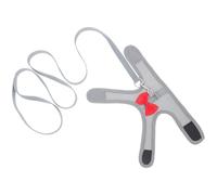 OHPHCALL Ensemble et Laisse Réglables avec Nœud Décoratif en Tissu Mesh Anti-Fuite pour Lapin pour Sorties Longues et Moments de Détente