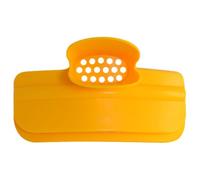 OHPHCALL Entonnoir en Silicone Jaune Clipser pour Verser la Soupe, Déflecteur Anti-déversement pour Bol et Casserole, Accessoire Cuisine Pratique et Résistant la Chaleur