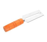 OHPHCALL Éplucheur Multifonction Sûr Mains en Acier Inoxydable en Bois Design Ergonomique pour Fruits et Canne à, Cuisine