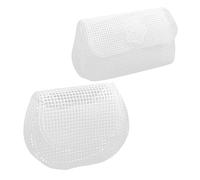 OHPHCALL Feuilles de Toile en Plastique Maille Blanche pour Création de Paquet à Main Lot de 2 Légère et Facile à Installer et Extérieure pour Travaux Manuels