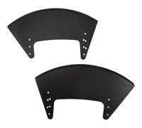 OHPHCALL Garde-boue pour fauteuil roulant sport 2 pièces en ABS protection latérale gauche et droite pare-éclaboussures anti-pluie anti-vent boue pour activités extérieures utilisateurs