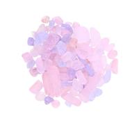 OHPHCALL Gravier Décoratif pour Aquarium 500 G, Pierres de Cristal Naturelles Rose Violet, Galets Polis pour Aquarium D’intérieur, Terrarium et Pot de Fleurs, Gravier Roulé Résistant