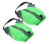 OHPHCALL Guêtres de Course Légères en Polyester Vert, Protège-Chevilles Anti-poussière et Anti-Sable, Accessoire Essentiel pour Randonnée et Alpinisme Unisexe