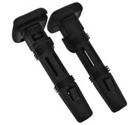 OHPHCALL Guide de Réparation des Appuie-têtes Voiture en Plastique Noir, et Ajustable Verrouillage, Diamètre 12,7mm, 2 Pièces pour Intérieur Véhicule et Conduite