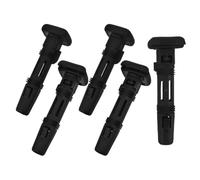 OHPHCALL Guide des Montants D'appuie-tête de Siège, 5 Inserts Carrés en Plastique, Trou 10mm, Verrouillage Réglable, Compatible Sièges Auto de Voitures Modifiées et Usage Domestique