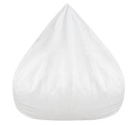 OHPHCALL Housse Intérieure Lavable en Machine pour Fauteuil Paresseux Ronde en Tissu Blanc Polyvalente, pour Salon et Usage Familial