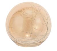 OHPHCALL -jour Diffuse Efficacement en Verre et Aluminium pour Plafonnier Beige, Forme Sphérique, Transmission Lumineuse pour Salon