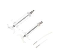 OHPHCALL Kit d'alimentation pour Nourrir Les Oiseaux Malades et Bébés Perroquets Tube Manuel en Plastique et Acier Inoxydable 10ml et 30ml, Pratique et Pratique pour Oisillons