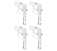 OHPHCALL Kit de 4 Pièces de Contrôleur D'inclinaison Hexagonal pour Stores Horizontaux en Plastique, Facile à Installer, Pratique pour Chambre et Salon